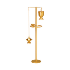 Koley's K327 50" censer stand with 11" tray