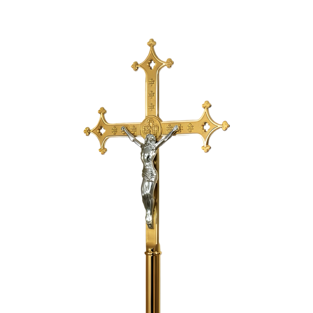 Processional Crucifix & Stand | 62PC25 – alternate view 2