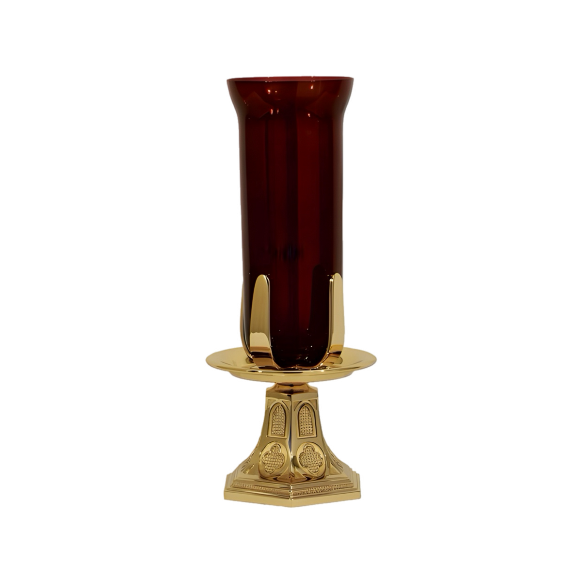 Regal 62ASL25 cast bronze altar-top sanctuary lamp, 6225 Series