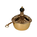 Regal 85CEN55 bronze censer and incense boat set