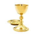 Alviti Creations A-2013G gold-plated chalice and paten