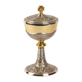 Koley's K916 gold and silver ciborium with Holy Spirit design