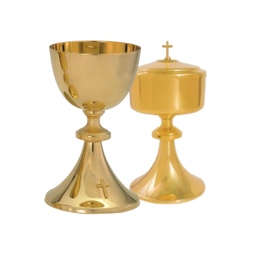 Alviti Creations B-104G gold-plated ciborium, third view