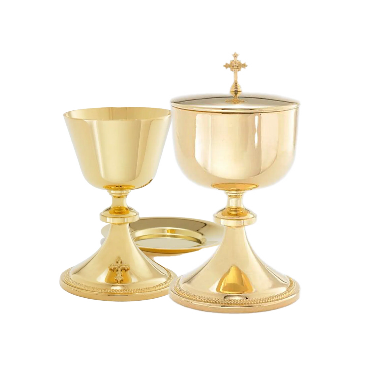 Alviti Creations B-108G gold-plated ciborium, third view