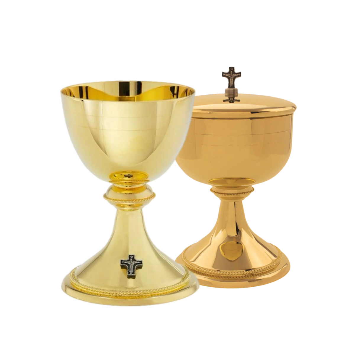 Alviti Creations B-491G polished gold ciborium, third view