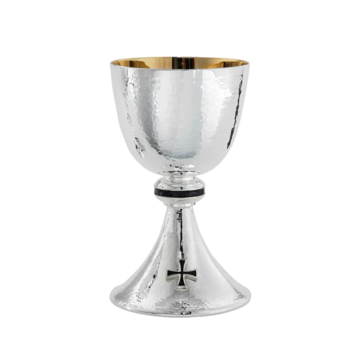 Alviti Creations B-2083S hammered silver ciborium, second view