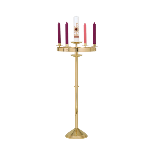 Koley's K556 Advent wreath and paschal candle stand combination, view 1