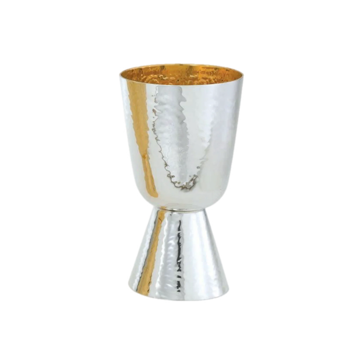 Alviti Creations 715S hammered silver-plated communion cup