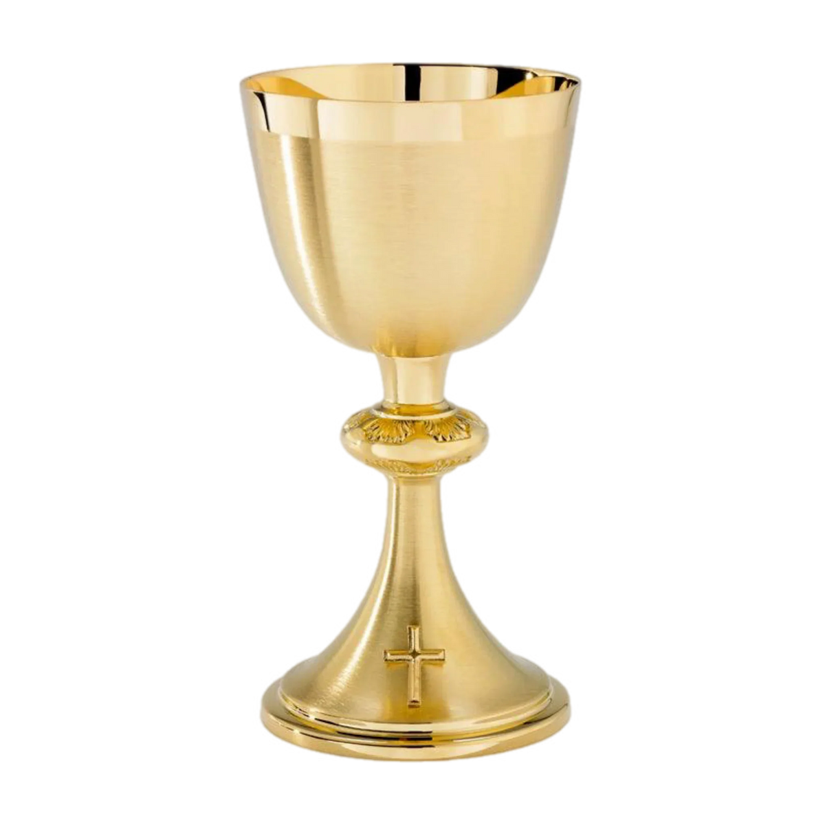 Alviti Creations A-186G satin gold chalice and scale paten