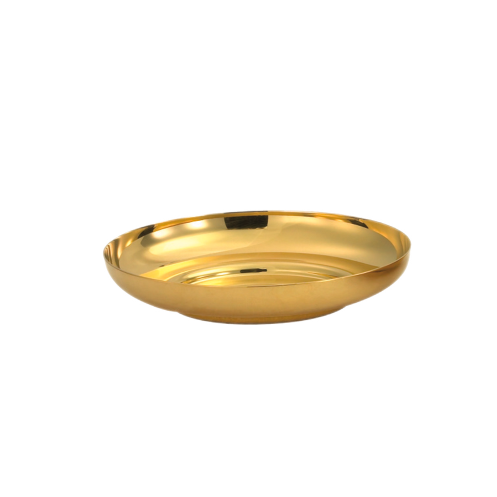 Alviti Creations A-8304GX 24KT gold-plated brass chalice with scale paten – alternate view 3 of 3