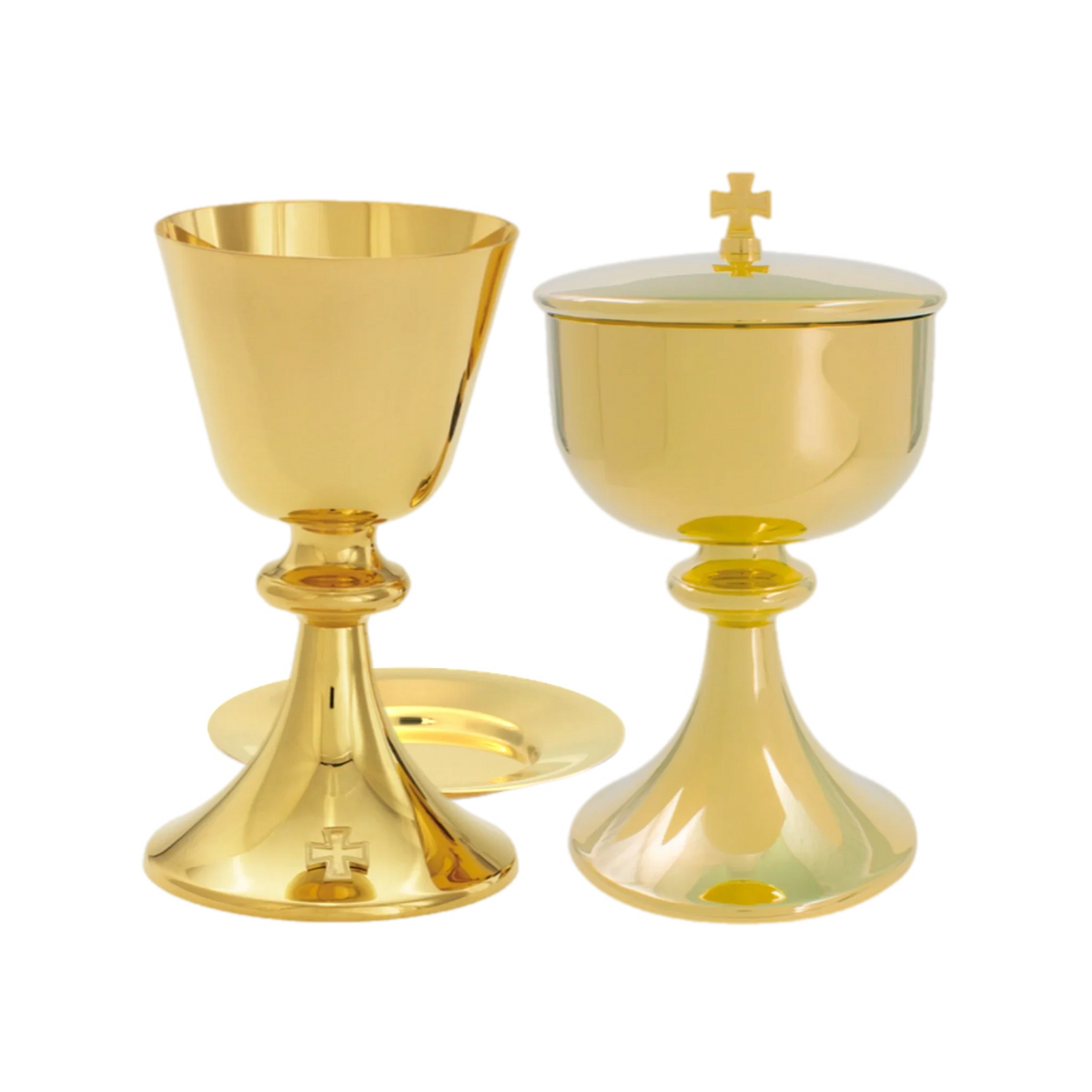 Alviti Creations B-8207G gold-plated ciborium, third view