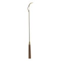 Koley's K148 brass candle lighter with walnut handle, view 1