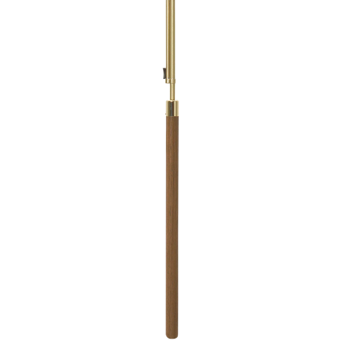 Koley's K225 brass candle lighter with walnut handle, view 3