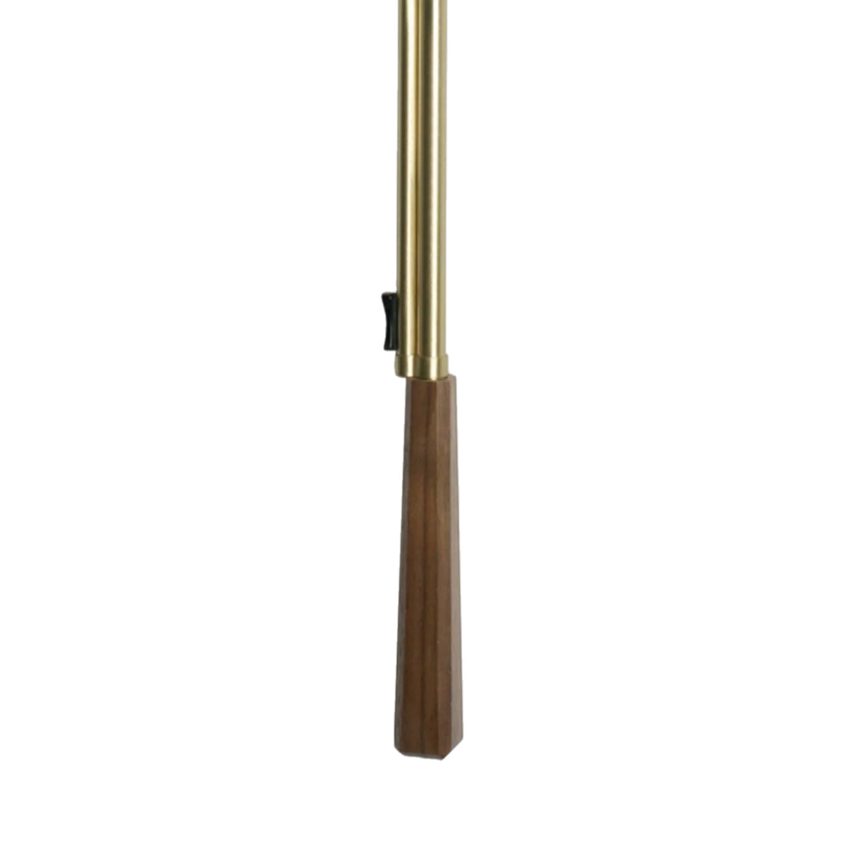 Koley's K231 brass candle lighter with walnut handle, view 3