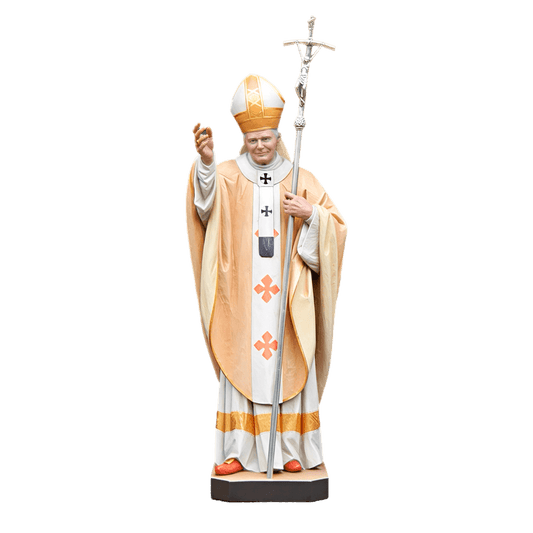 St. Pope John Paul II | Ferdinand Stuflesser 1875 | Hand-carved Statuary