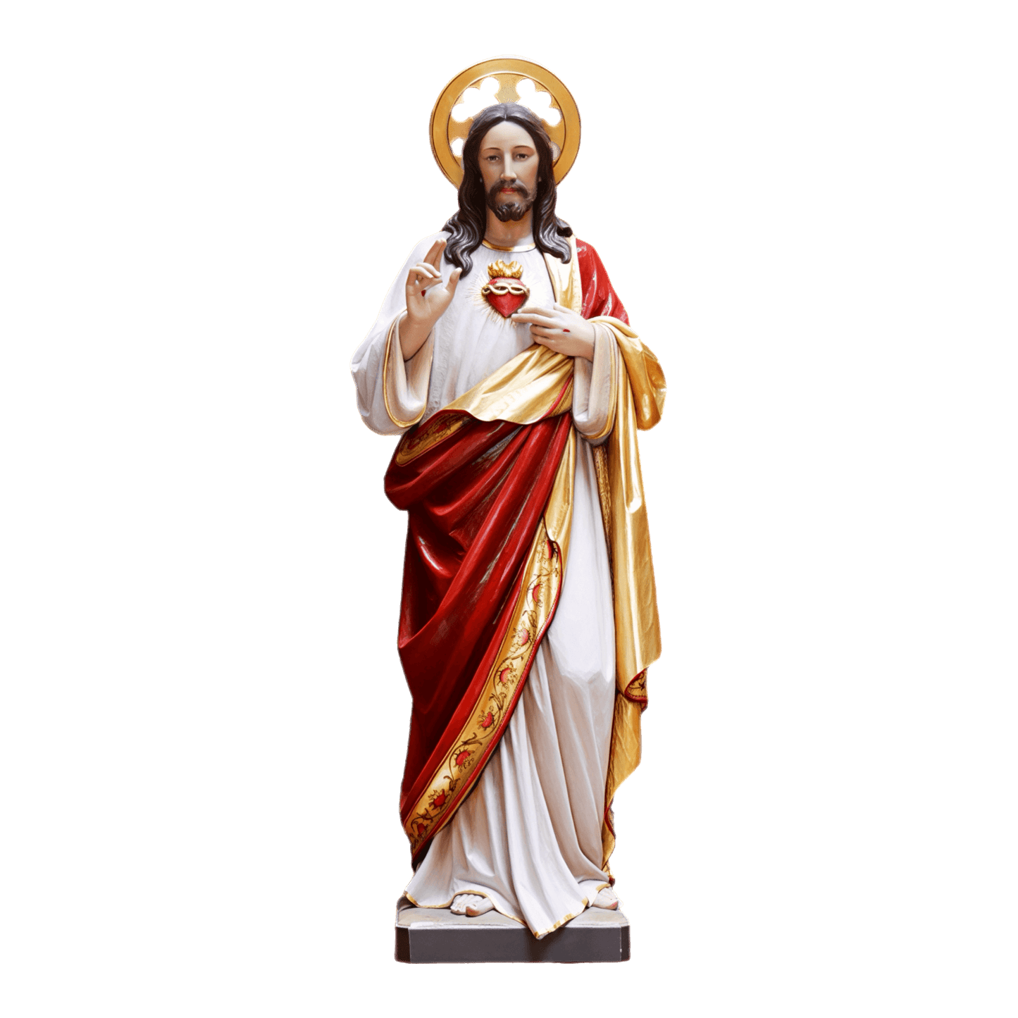 Sacred Heart | Halo | SE004 | Ferdinand Stuflesser 1875 | Hand-carved Statuary
