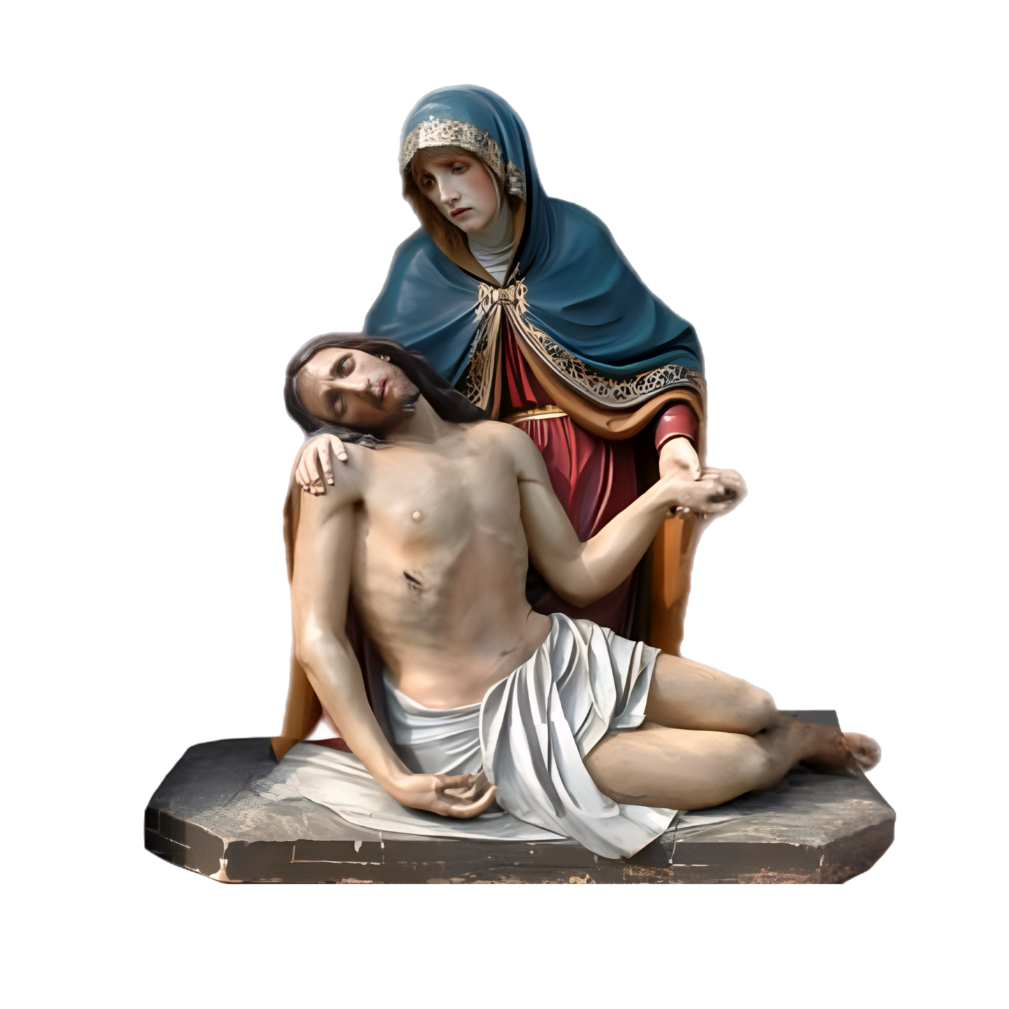 Statue of the Pieta | Ferdinand Stuflesser 1875 | Hand-carved Statuary