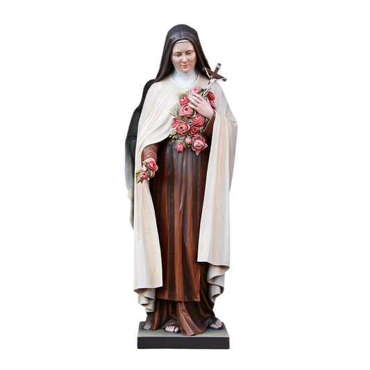 St. Teresa Little Flower | Ferdinand Stuflesser 1875 | Hand-carved Statuary