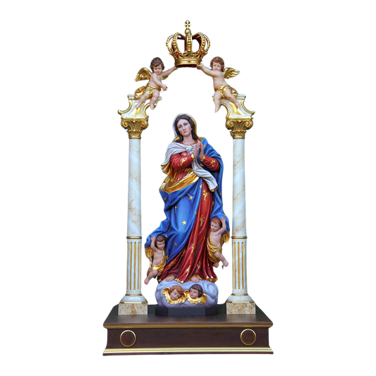 Mary Queen of Heaven | Ferdinand Stuflesser 1875 | Hand-carved Statuary