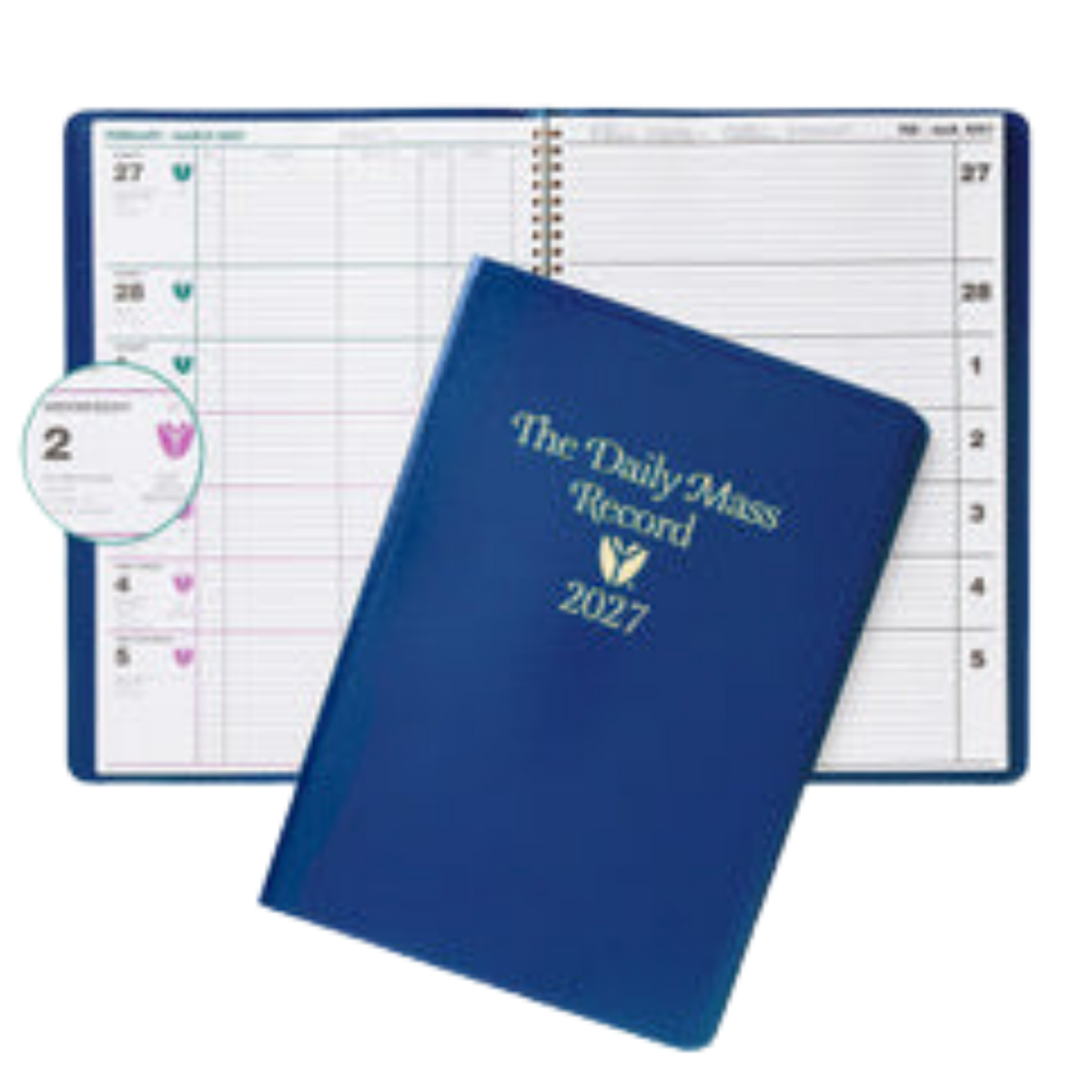 Daily Mass Record Book | 2027