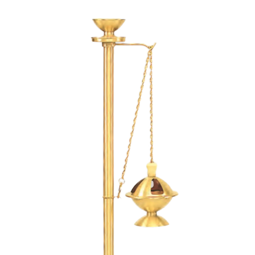 Koley's K176 censer stand, 50" tall with 10-1/2" base