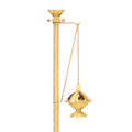 Koley's K176 censer stand, 50" tall with 10-1/2" base