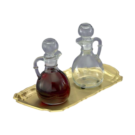 Glass Cruet Set | T82B