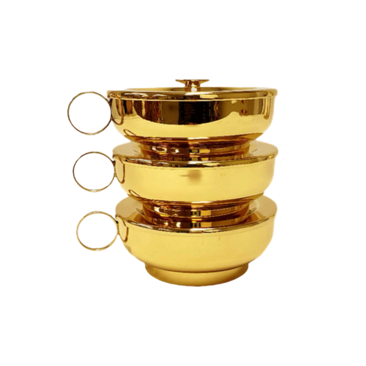 Mini Ciborium Stacking | Polished Gold Finish | 455