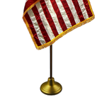 US Flag | Indoor | Gold Aluminum Pole | Complete Set