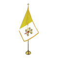 Papal Flag | Indoor | Oak Pole | Complete Set