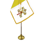 Papal Flag | Indoor | Oak Pole | Complete Set