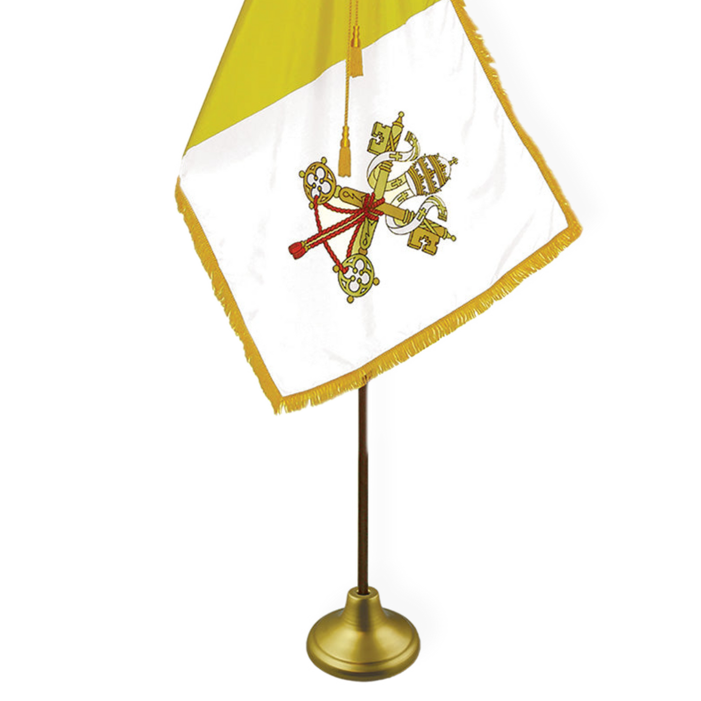 Papal Flag | Indoor | Oak Pole | Complete Set