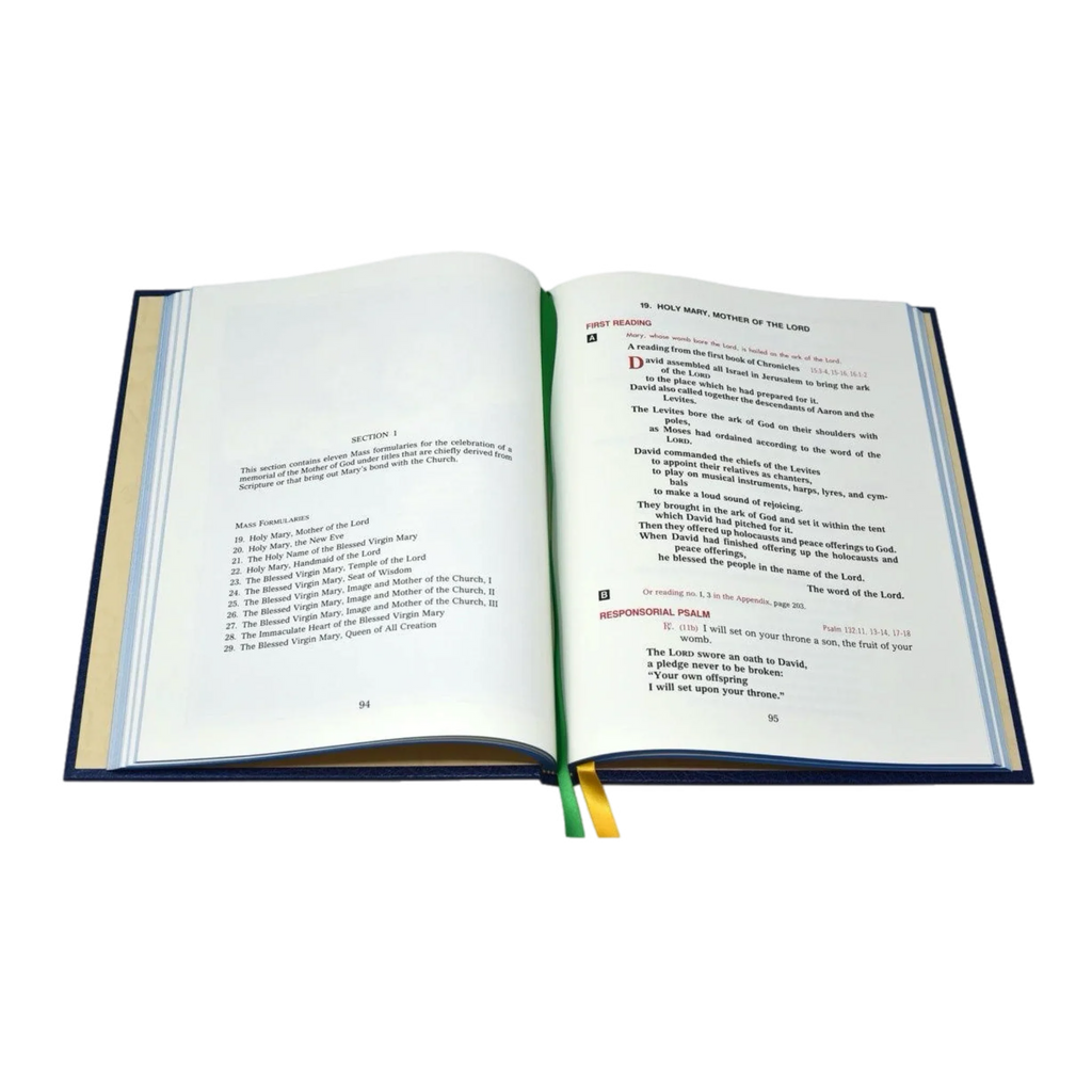 Collection of Masses of B.V.M. (VOL. 2) Lectionary | 27/22