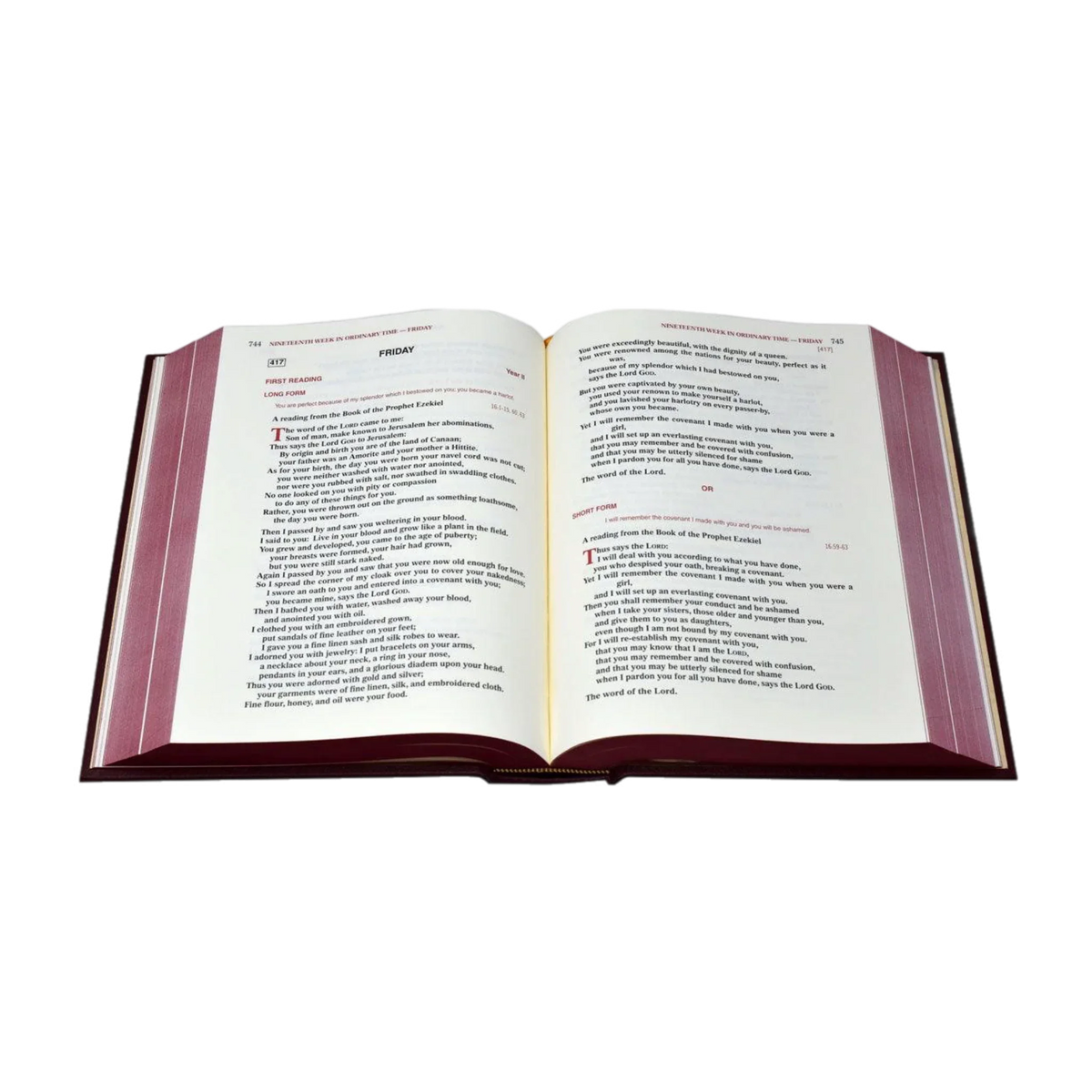 Lectionary For Weekday Masses | Pulpit Edition | 93/22 (Vol. III)