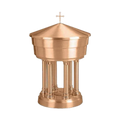 Excelsis Progressive Bronze 1139-137 baptismal font with lid and cross finial