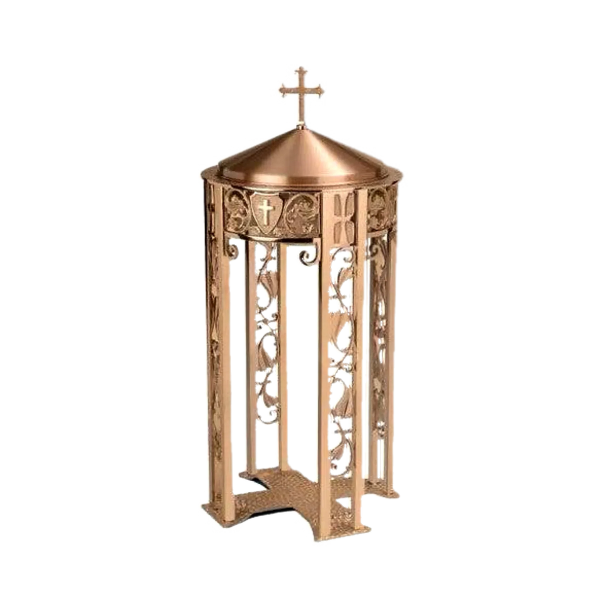Progressive 1142-137 satin bronze baptismal font