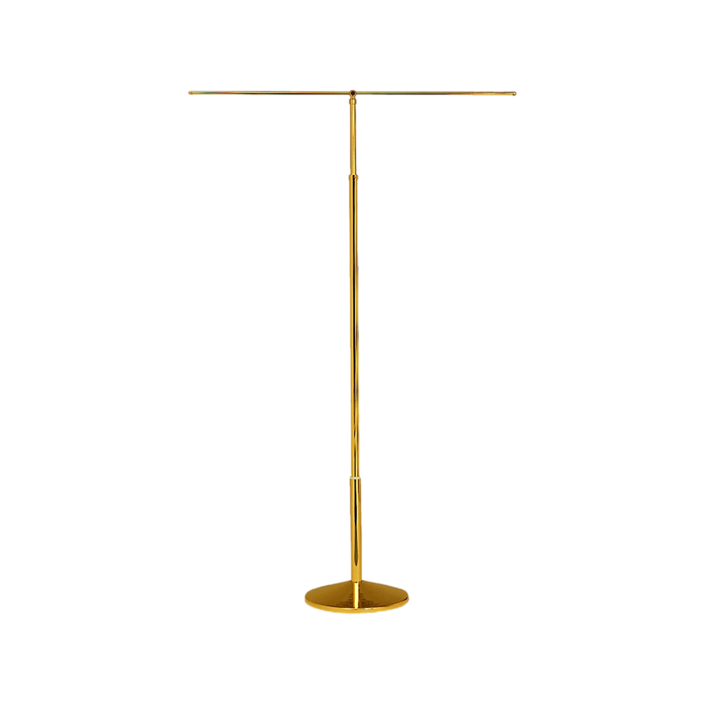 Koley's K174 polished brass processional banner stand, view 1