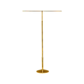 Koley's K174 polished brass processional banner stand, view 1