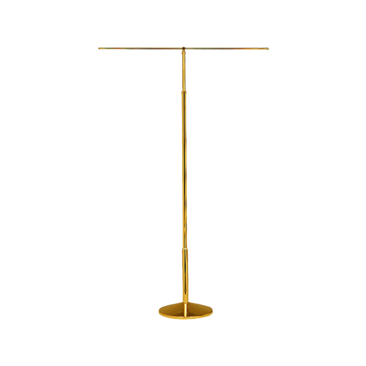 Koley's K174 polished brass processional banner stand, view 1