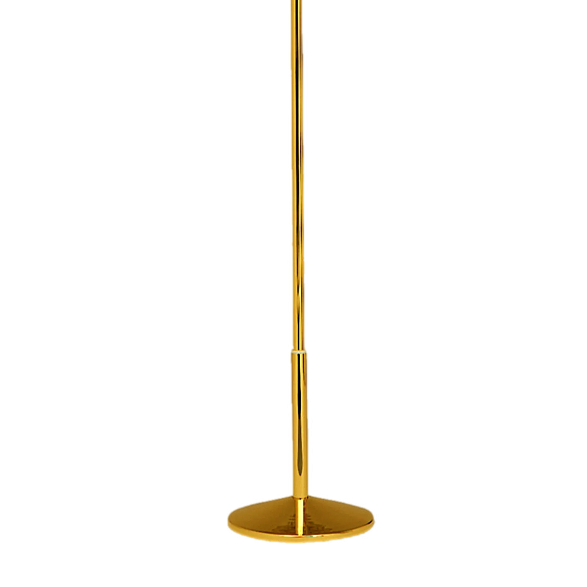 Koley's K174 polished brass processional banner stand, view 3