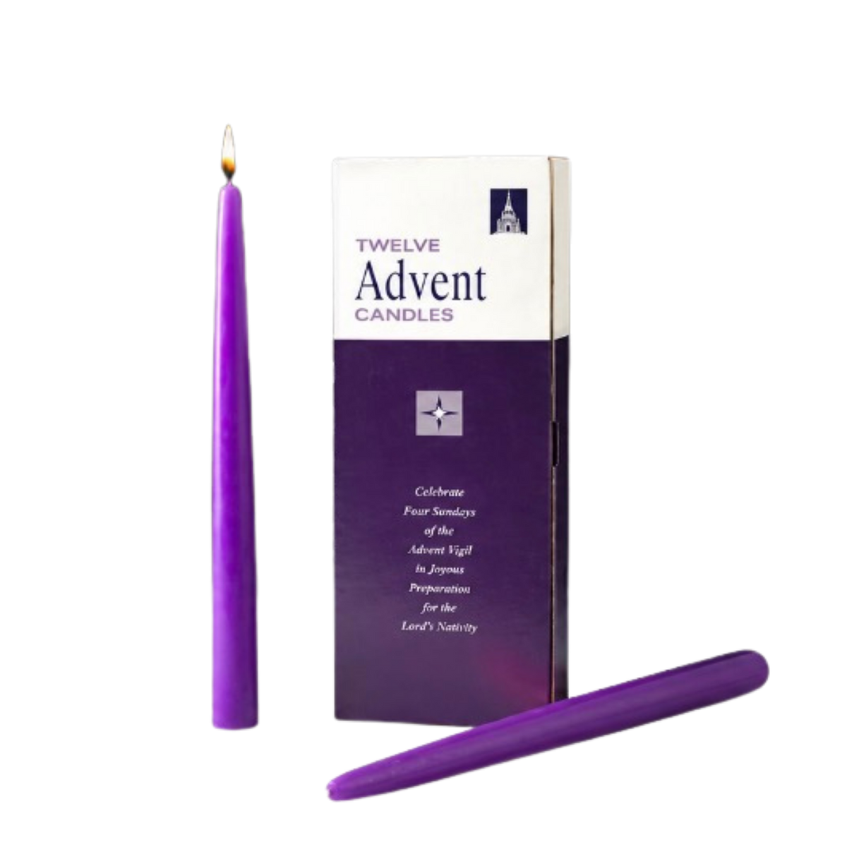 Advent 12" Tapers | 12 Piece Bulk Sets