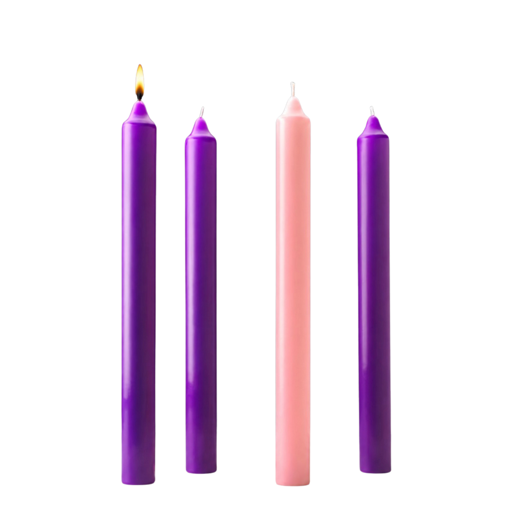Stearine Advent Candles