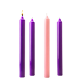 Stearine Advent Candles