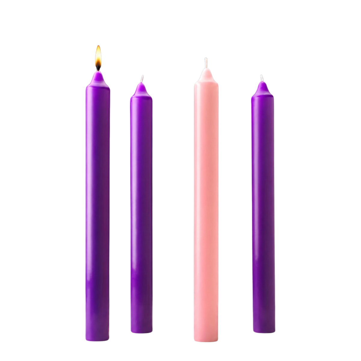 Stearine Advent Candles