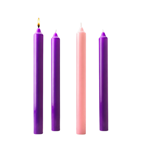 Stearine Advent Candles