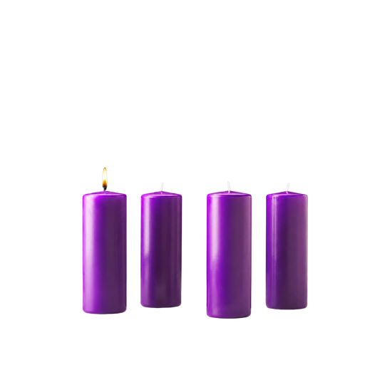 Stearine Pillar Advent Candles
