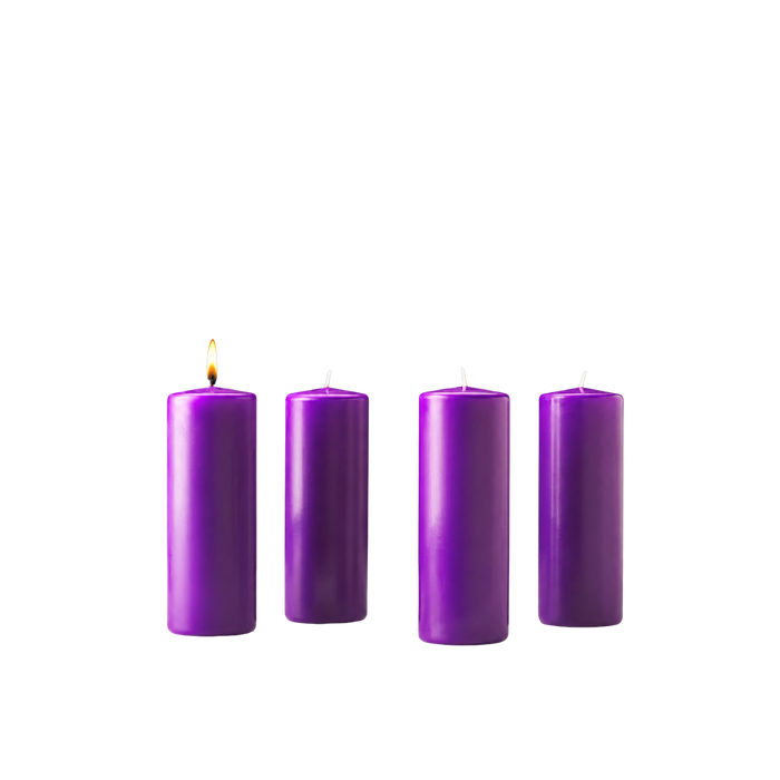 Stearine Pillar Advent Candles