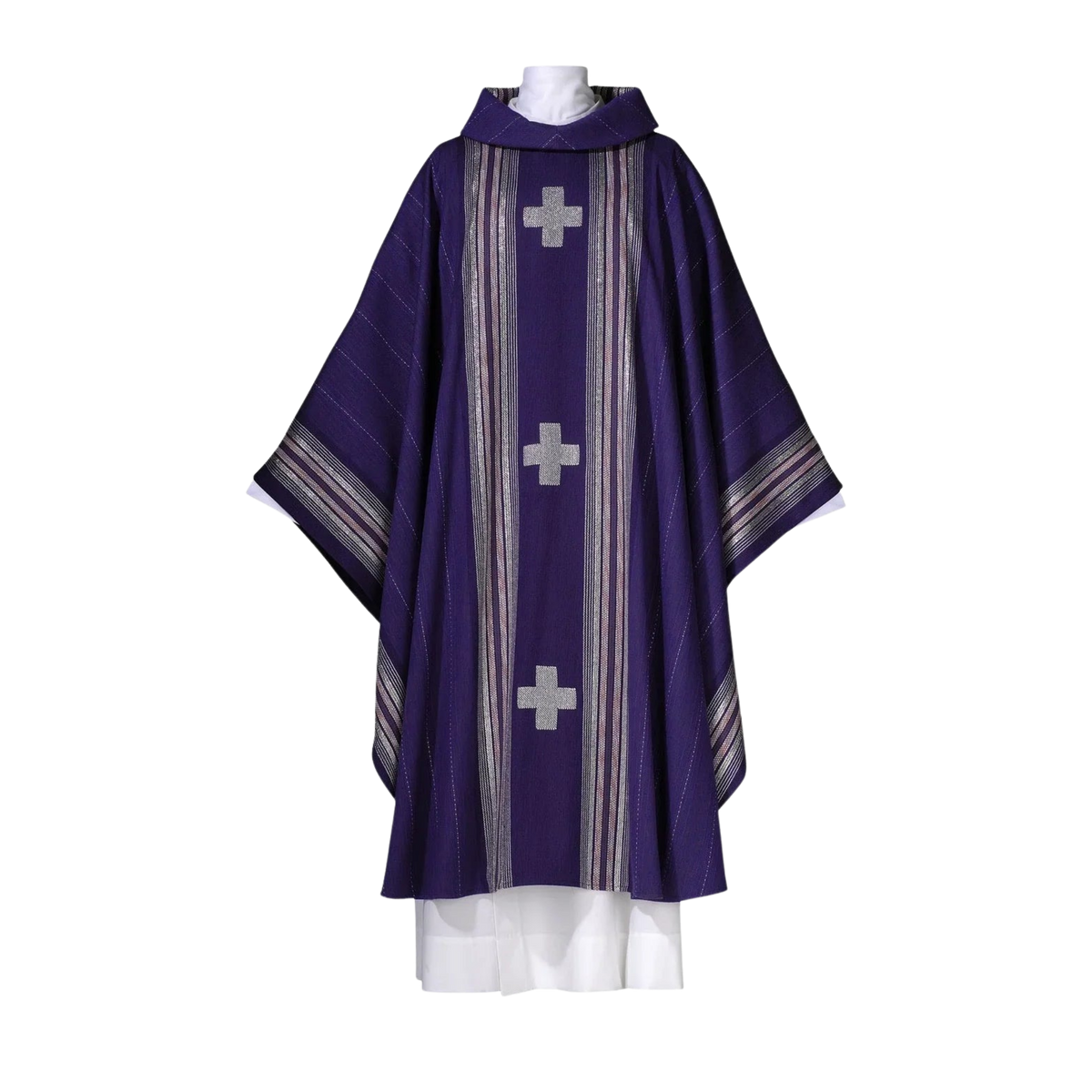 Arte Grosse Baltimore Series handwoven chasuble with cowl – alternate view 11 of 12