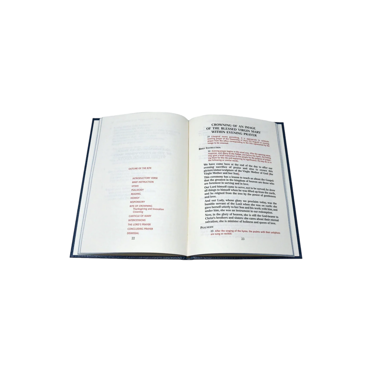 Order of Crowning an Image of the Blessed Virgin Mary | 78/22