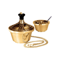 Progressive 1101-123 censer (thurible) and incense boat set